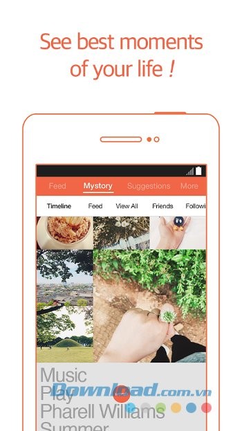 Xem những khoảnh khắc tuyệt vời nhất với KakaoStory