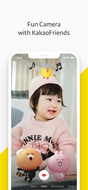 Chụp ảnh với camera sinh động của Kakao Story