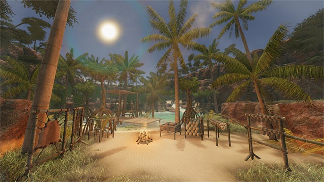 Lối chơi của Kalahari’s End game nhấn mạnh vào khám phá, xây dựng và chế tạo