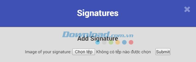 Chèn chữ kí vào file PDF