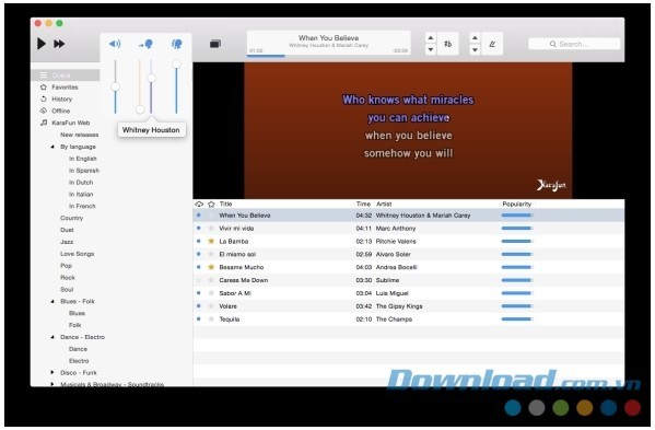 KaraFun cho Mac hỗ trợ tạo phòng hát karaoke ngay tại nhà