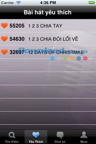 KaraokeVList for iOS