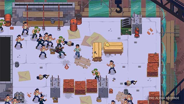 Sử dụng nắm đấm, chân và môi trường để chống lại những tên côn đồ