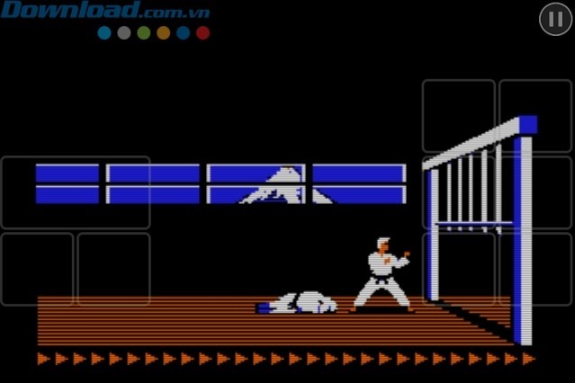 Đấu karate tay đôi với tay sai của Akuma