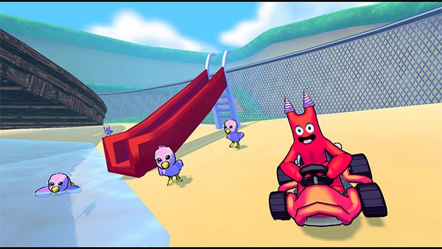 Đua xe cùng dàn quái vật trong Garten of Banban với game mới Karting of Banban