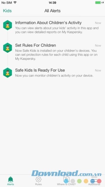 Quản lý trẻ online từ xa với Kaspersky Safe Kids