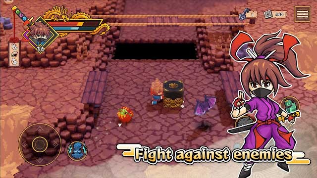 Chiến đấu chống lại kẻ thù trong các ngục tối của Katana Dragon