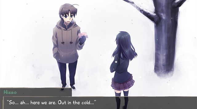 Katawa Shoujo là game hẹn hò ở trường Trung học với một nhân vật nam chính và 5 nữ sinh