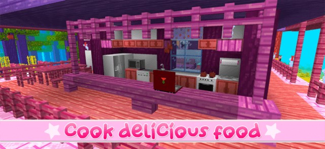 Nấu những món ăn ngon trong căn bếp màu hồng bắt mắt