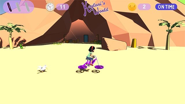 Sử dụng bổ trợ trong Kaylani's World để giúp các cô gái đến trường nhanh nhất có thể