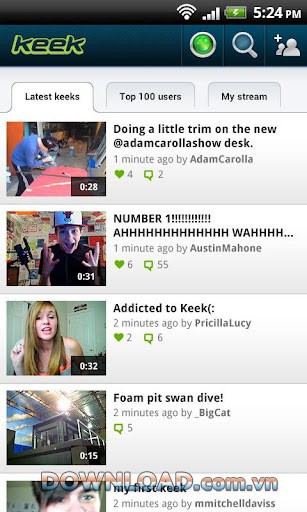 Keek for Android