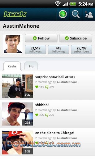 Keek for Android