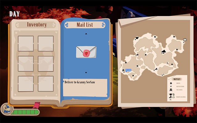 Game Keep Me Posted kể câu chuyện về chú chuột đưa thư trong khu rừng cổ tích