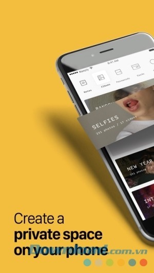 Keeply cho iOS tạo không gian cá nhân