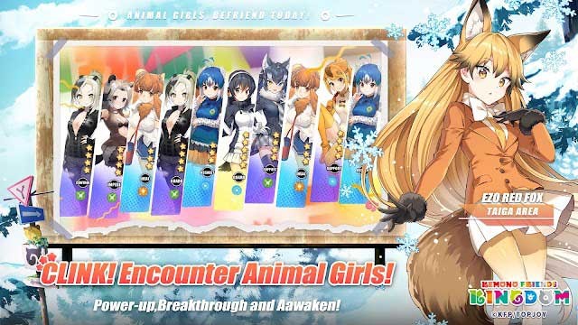 Vô số cô gái động vật sở hữu những kỹ năng độc đáo khác nhau