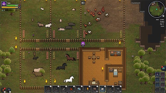 Trồng trọt, chăn nuôi và lai ghép giống để phát triển trang trại trong khi chơi Keplerth game