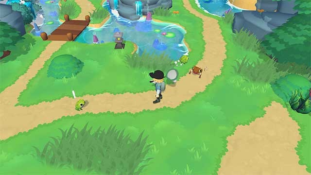 Bắt những chú ếch ma thuật trong game phiêu lưu thư giãn Kero