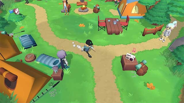 Trong quá trình bắt ếch, đừng quên giúp đỡ người dân Rana