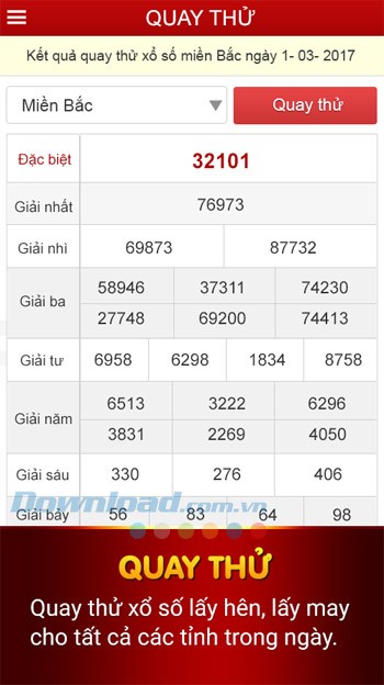 Quay thử xổ số