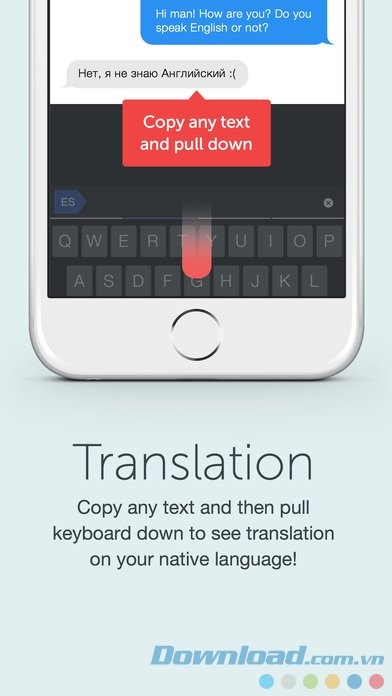 Sử dụng cử chỉ để mở các tính năng