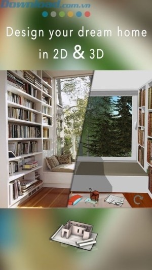 Thiết kế ngôi nhà mơ ước dạng 2D và 3D