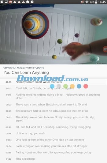 Xem video trên Khan Academy cho Android