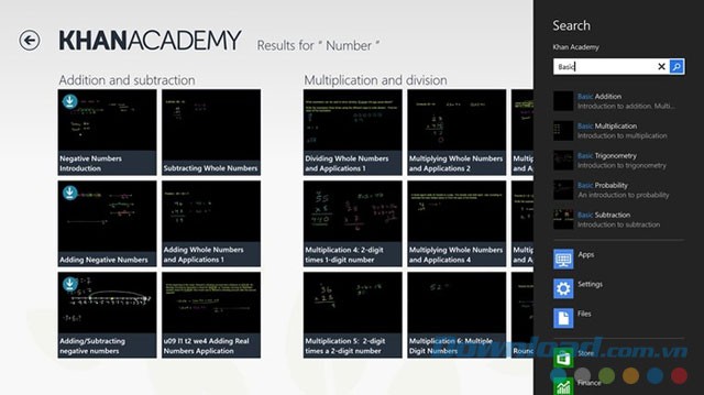 Tìm kiếm video dễ dàng