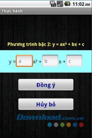Khảo sát đồ thị hàm số for Android