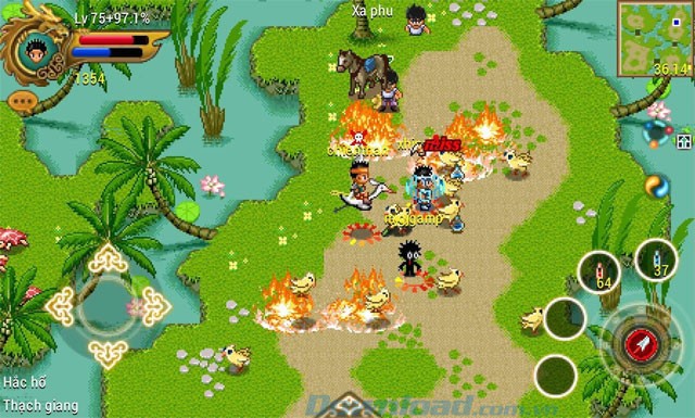 Giao diện game Khí phách anh hùng