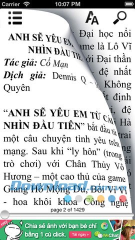 Kho tiểu thuyết HD for iOS