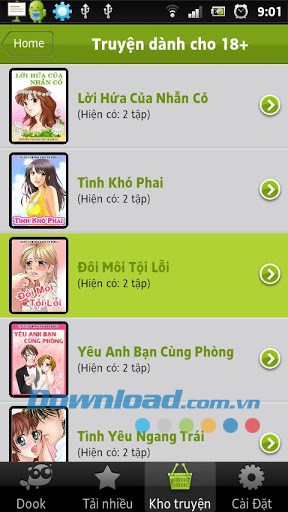 Kho truyện tranh Nhật - Việt for Android