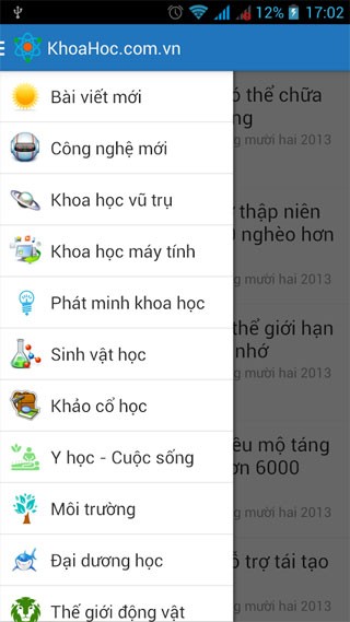 KhoaHoc.com.vn for Android