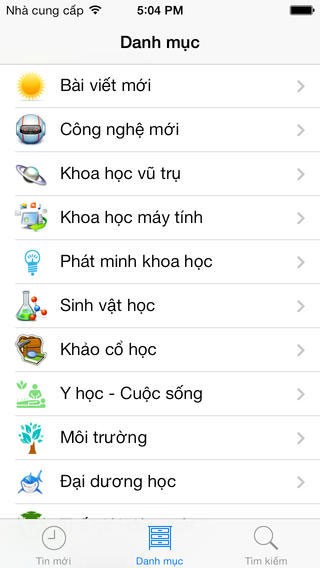 Khoahoc.com.vn for iOS