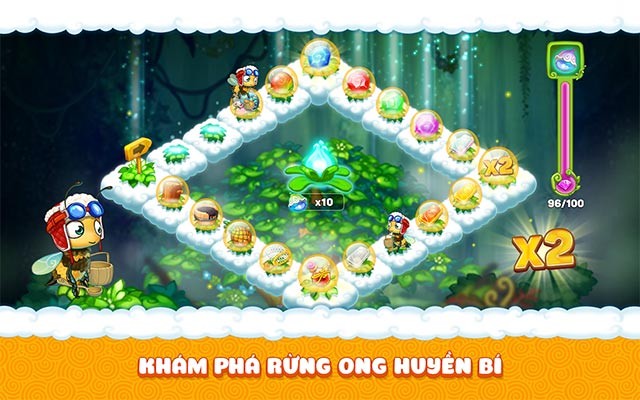 Khám phá rừng ong huyền bí trong Khu vườn trên mây ZingPlay