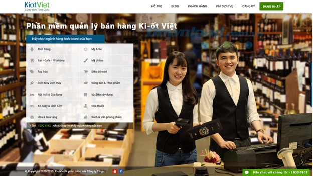 Phần mềm bán hàng KiotViet