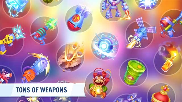 Vô số vũ khí đa dạng và độc đáo để tra tấn Buddy