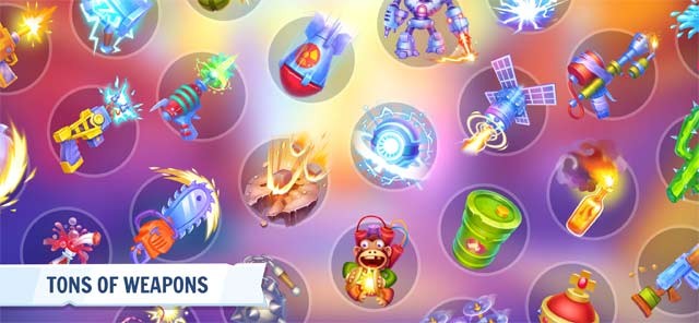 Vô sô loại vũ khí mới đã được thêm vào Kick the Buddy: Forever