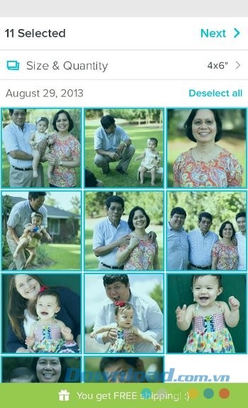 Chia sẻ ảnh không giới hạn dung lượng