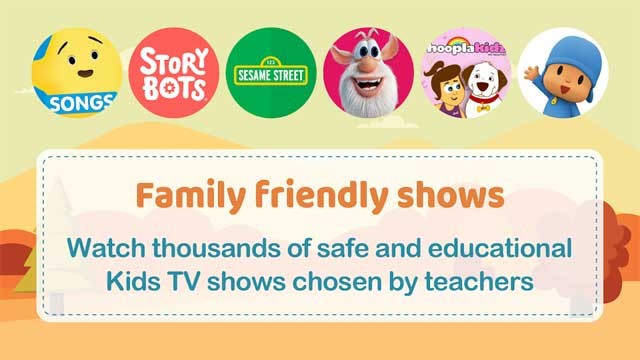 kiddZtube cho Android tập hợp các video giải trí bổ ích và lành mạnh cho trẻ