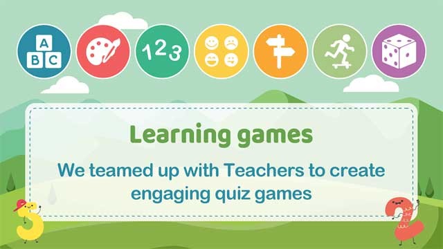 kiddZtube kết hợp với giáo viên để thiết kế những trò chơi giáo dục bổ ích cho bé