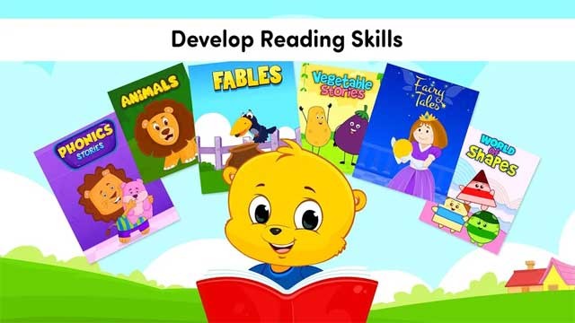 KidloLand for Android sẽ giúp tăng kỹ năng đọc hiểu của bé