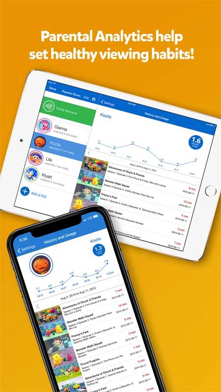 Tính năng Parental Analytics giúp tạo ra thói quen xem lành mạnh