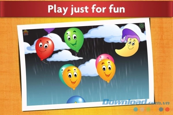 Game nổ bong bóng vui nhộn Kids Balloon Pop Game Free cho Android