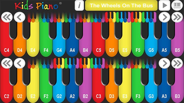 Ứng dụng chơi đàn piano cho trẻ em - Kids Piano