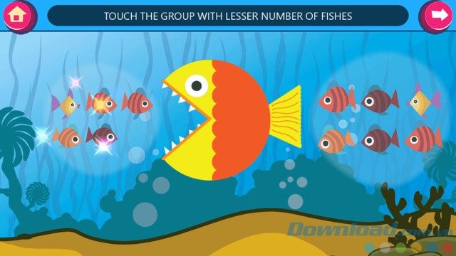 Bé học toán trên iPhone/iPad