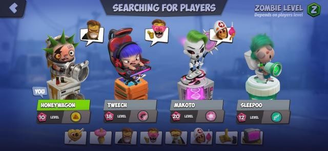 Chọn và lên cấp anh hùng của bạn