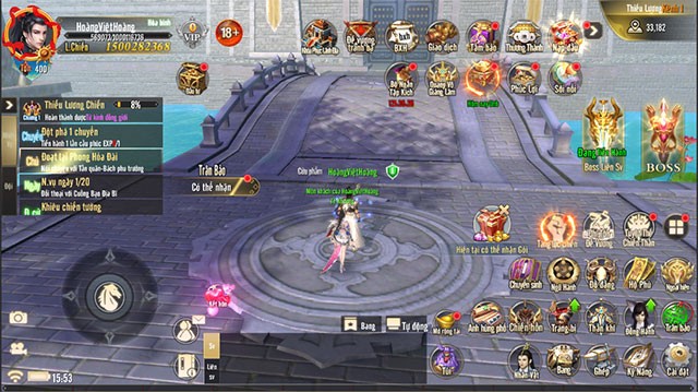 Điều chỉnh giao diện chính