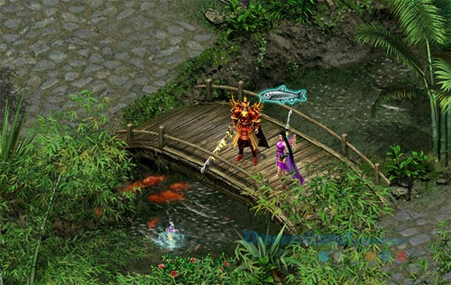 Tham gia hoạt động câu cá trong Kiếm Thế.