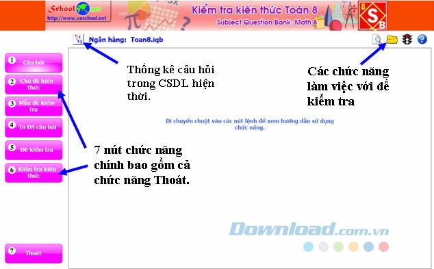 Kiểm tra kiến thức Toán 8