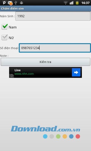Kiểm tra sim số đẹp for Android